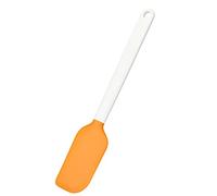 Fiskars Raspador de masa con cabezal de silicona, Longitud: 27,5 cm, Plástico/Silicona, Naranja/Blanco, Functional Form, 1023615