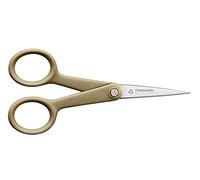 Fiskars ReNew Tijeras de mano, Longitud: 12 cm, Acero inoxidable/plástico reciclado, Fabricado con materiales 100% reciclables, 1062547