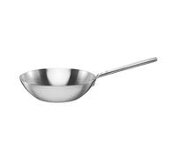 Fiskars Sartén wok acero inoxidable sin revestimiento Norden Steel Ø28 cm