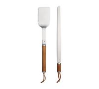 Fiskars Set de 2 piezas para parrilla Norden acero inoxidable-abedul