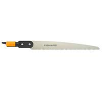Fiskars Sierra recta, Cabezal de herramienta QuikFit, Longitud: 52 cm, Acero templado, Negro/Naranja, QuikFit, 1000692