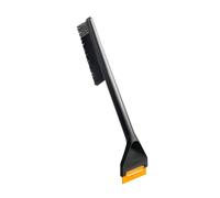 Fiskars Cepillo para nieve y rascador de hielo Solid 47 cm, intercambiable con borde duro y suave