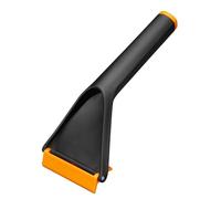 Fiskars Solid Raspador de hielo, Utilizable por ambas caras, Longitud: 21.5 cm, Material sintético, Negro/Naranja, 1019354