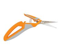 Fiskars Tijeras, acero inoxidable, gris naranja, borde de navaja sin revestimiento