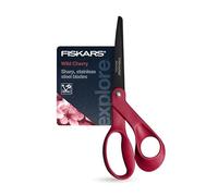 Fiskars® Tijeras antiadherentes Explore Collection, cereza silvestre (8 pulgadas)