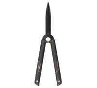 Fiskars Tijeras cortasetos SingleStep, Cuchilla ondulada de acero | Cuchillas onduladas de acero de alta calidad, longitud: 58 cm, negro mate, HS22, 1001433