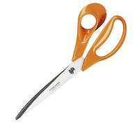 Fiskars Tijeras de jardín clásicas S94, Longitud: 24 cm, Hojas de acero inoxidable/Mango de Plástico, Naranja, 1001538