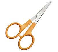 Fiskars Tijeras de manicura con cabos redondos, Longitud total: 10 cm, Acero de calidad/Plástico, Classic, 1003028