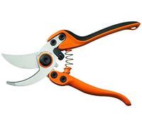 Fiskars Tijeras de poda profesional M (PB-8), Hojas de acero de alta calidad, Longitud: 20 cm, Negro/Naranja, 1020204