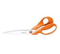 Fiskars Tijeras de sastre, Longitud: 27 cm, Hoja de acero inoxidable/Mangos de plástico, Naranja, Classic, 1005145