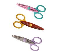 FISKARS Set 3 tijeras para niños 4+ KIDZORS dentadas animales del zoo diseños surtidos