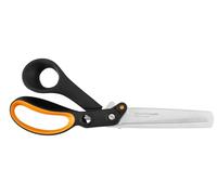 Fiskars Tijeras dentadas Hardware, para Diestros | Negro/Naranja, 24 cm, 1020223