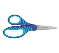 Fiskars Tijeras infantiles, 8+ años, 15 cm, Para diestros y zurdos, Acero inoxidable/Plástico, Azul, 1027422