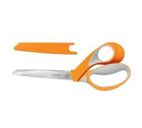 Fiskars Tijeras multiuso, longitud de las hojas 12 cm, hoja de acero inoxidable, mangos de plástico, RazorEdge, naranja, 1014578
