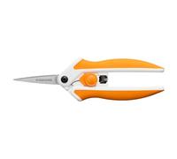 Fiskars Tijeras para tejidos Softgrip, Con micropunta, Longitud: 15 cm
