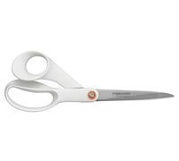 Fiskars Tijeras universales, Longitud total: 21 cm, Acero de calidad/Plástico, Functional Form, Blanco, 1020412