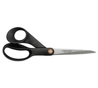 Fiskars Tijeras universales, Longitud total: 21 cm, Acero de calidad/Plástico, Functional Form, Negro, 1019197