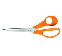 Fiskars Tijeras universales para diestros, Longitud total: 21 cm | Acero de alta calidad/Plástico, Color: Naranja, 1000815