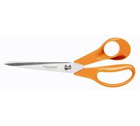 Fiskars Tijeras universales para manualidades, costura y trabajos de oficina, Classic, Longitud: 21 cm, Para diestros, Naranja, 1005148