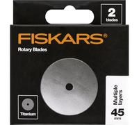 Fiskars Titanium Repuesto de Cuchilla de Corte giratoria, Gris, 45 mm