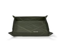 Fiskars Urban Plant Care Tapete de jardinería con Asas, Plegable, Esquinas con Cierre, Superficie de Trabajo de 44,5 x 44,5 cm, Tejido de Nailon Impermeable, Verde Oliva, 1080776