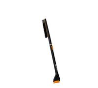 Fiskars X-series Cepillo quitanieve y rascador de hielo telescópico para coches, 2 Tipos de cerdas, Rascador con borde duro y suave, 85-113 cm, Accesorio para coche con piezas intercambiables, 1078493