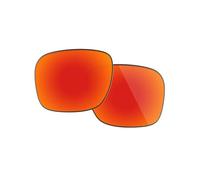 Fiskr Lentes polarizadas de repuesto compatibles con gafas de sol Oakley Flak 2.0 XXL OO9488, resistentes a los impactos y ajuste perfecto, Fire Red, Talla única