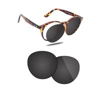 Fiskr Lentes polarizadas de repuesto compatibles con lentes de sol Ray-Ban RB2180 de 51 mm, resistentes a los impactos y ajuste perfecto, Negro clásico, Talla única