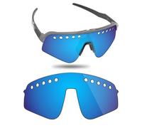 Fiskr Lentes polarizadas de repuesto compatibles con Oakley Sutro Lite Sweep Ventiled OO9465, resistentes a los impactos y ajuste perfecto, color azul hielo