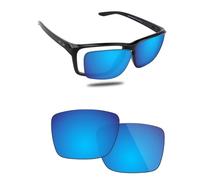 Fiskr Lentes polarizadas de repuesto compatibles con Oakley Sylas XL OO9448 de 60 mm, resistentes a los impactos y ajuste perfecto, color azul hielo