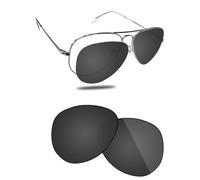 Fiskr Lentes polarizados de repuesto compatibles con lentes de sol Ray-Ban RB3689 de 58 mm, resistentes a los impactos y ajuste perfecto, negro clásico