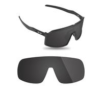 Fiskr Lentes polarizados de repuesto compatibles con Oakley Sutro S OO9462, resistentes a los impactos y ajuste perfecto, negro clásico