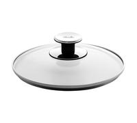 Fissler 001-104-20-200/0 Tapadera de Vidrio de 20 cm de Diámetro, Tapadera de Repuesto para Sartenes, Ollas y Ollas a Presión, Transparente