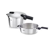 Fissler 602-810-11-000/0 Set Ollas a Presión Vitaquick® Premium 26cm - 8+4L Apto para Inducción