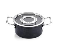 FISSLER Kochtopf mit Gasdeckel ADAM0ANT 18cm/2l Anihaft/Schwarz negro