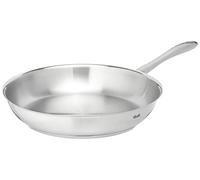 Fissler Catania Sartén de acero inoxidable, diámetro de 28 cm, sin recubrimiento, sartén para guisar, ideal para freír, para todas las placas, también inducción