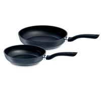 Fissler Cenit Juego de sartenes, 2 piezas, diámetro de 24 cm y 28 cm, sartenes de aluminio recubiertas, sartén antiadherente, para todo tipo de placas, también inducción