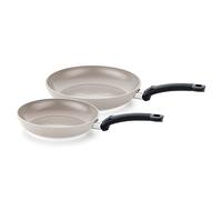 Fissler Ceratal Classic Set de Sartenes 2 piezas (24 + 28 cm) - sartén de aluminio con revestimiento cerámico antiadherente, fabricada sin PFAS/PTFE, CookStar base, apta para inducción