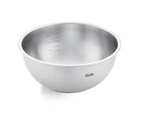 Fissler Cuenco de acero inoxidable Essential de 20 cm, 1,5 l, tamaño grande, de acero inoxidable 18/10, con escala de medición, superficie satinada, apilable
