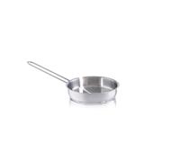 Fissler Häppchen Sartén de 0,5 L y 16 cm de diámetro, acero inoxidable, sin revestimiento, minisartén, ideal para porciones pequeñas, inducción