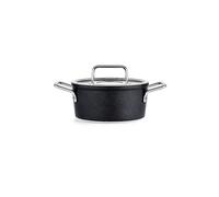 FISSLER Kochtopf mit Gasdeckel ADAM0ANT 18cm/2l Anihaft/Schwarz negro