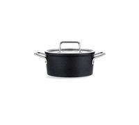 FISSLER Kochtopf mit Gasdeckel ADAM0ANT 20cm/2,7l Anihaft/Schwarz negro