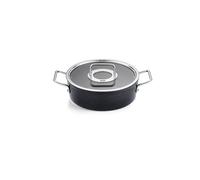 FISSLER Kochtopf mit Glasdeckel ADAMANT 24cm/3,1l Antihaft/Schwarz negro