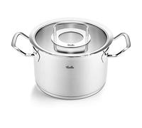 Olla ORIGINAL PROFI 20 cm, plata, acero inoxidable, Fissler