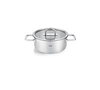 FISSLER Olla para asar con tapa de cristal VISEO PRO 20cm/2,4l Acero inoxidable plata