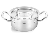 Fissler Original-Profi Collection Cacerola de 1,4 L y 16 cm de diámetro, acero inoxidable, con tapa de metal, inducción