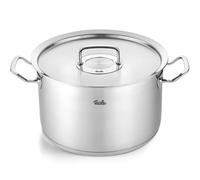 Fissler Original-Profi Collection Olla de 10,0 L y 28 cm de diámetro, acero inoxidable, con tapa de metal, escala de medición interior, inducción