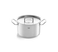 Fissler Original-Profi Collection Olla de 6,3 L y 24 cm de diámetro, acero inoxidable, con tapa de metal, escala de medición interior, inducción