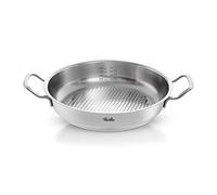 Fissler Original-Profi Collection, Sartén de servir redonda de 2 L y 24 cm de diámetro, acero inoxidable, superficie de cocción Novogrill, escala de medición integrada, inducción