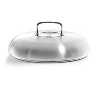 Fissler Original-Profi Collection Tapa alta de acero inoxidable, redonda, diámetro de 24 cm, para ollas, sartenes y sartenes de servir, inducción